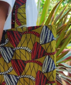 Tote bag en tissu africain wax