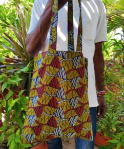 Tote bag en tissu africain wax