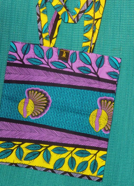 Tote bag en tissu africain wax