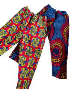 Pantalon en tissu africain wax