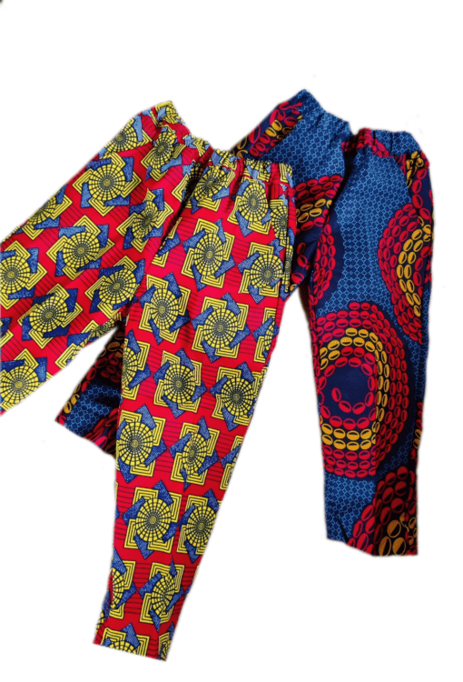 Pantalon en tissu africain wax