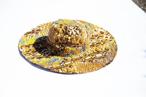 Chapeau de soleil en tissu africain wax