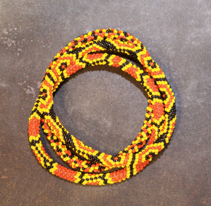 Bracelets africains en perles 1 mm