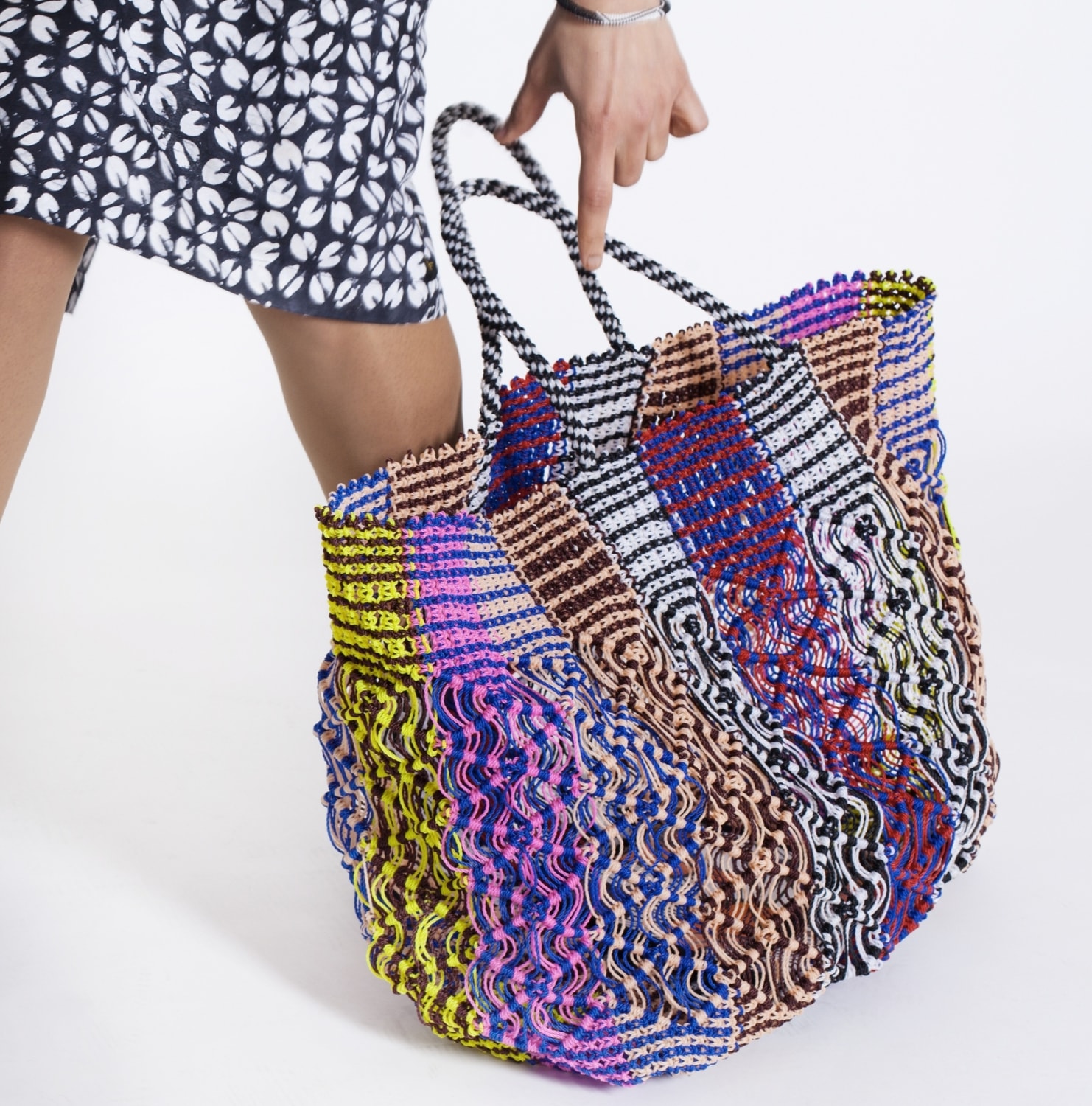 Sac en corde macramé Coquillette