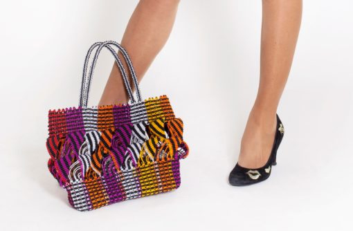 Sac en corde macramé