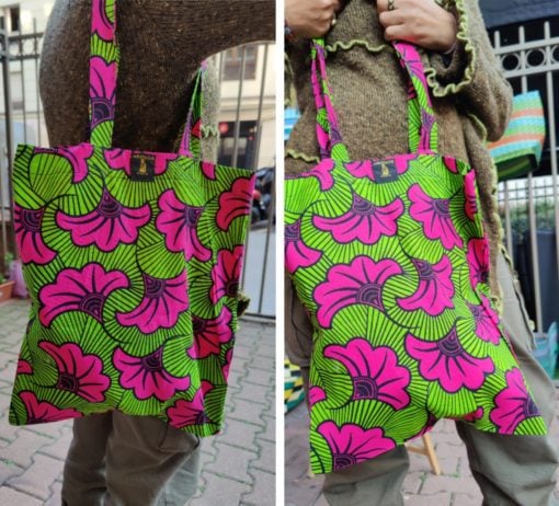 Tote bag en tissu africain