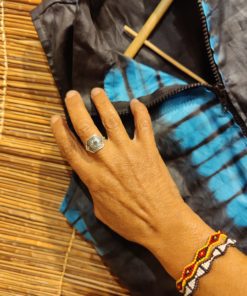 Bague touareg et bracelet de perles