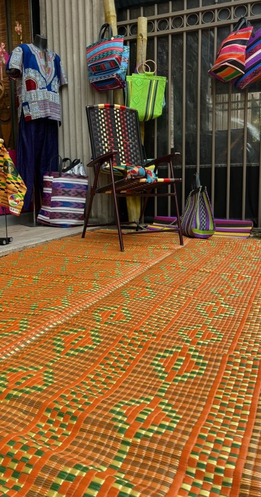 Tapis en plastique recyclé
