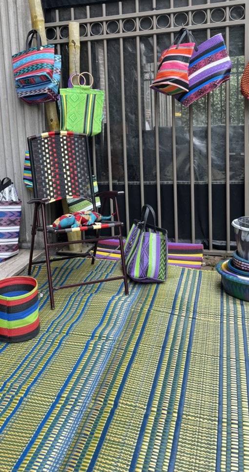 Tapis en plastique recyclé
