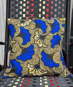Housse de coussin en tissu africain wax