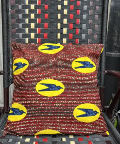 Housse de coussin en tissu africain wax