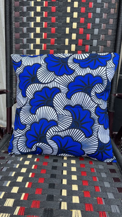 Housse de coussin en tissu africain wax