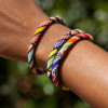 Bracelet africain l'"irrésistible" en perles fines d'1mm