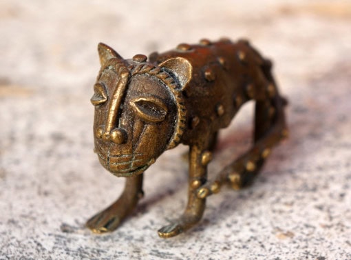 Petite panthère bronze