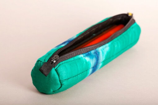 Petite trousse écolier en bazin
