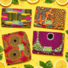 Protège carnet de santé bébé en tissu africain wax