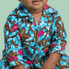 Chemise bébé en tissu africain coton wax