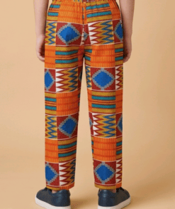 Pantalon enfant en tissu africain coton wax