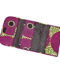 Protège carnet de santé bébé en tissu africain wax