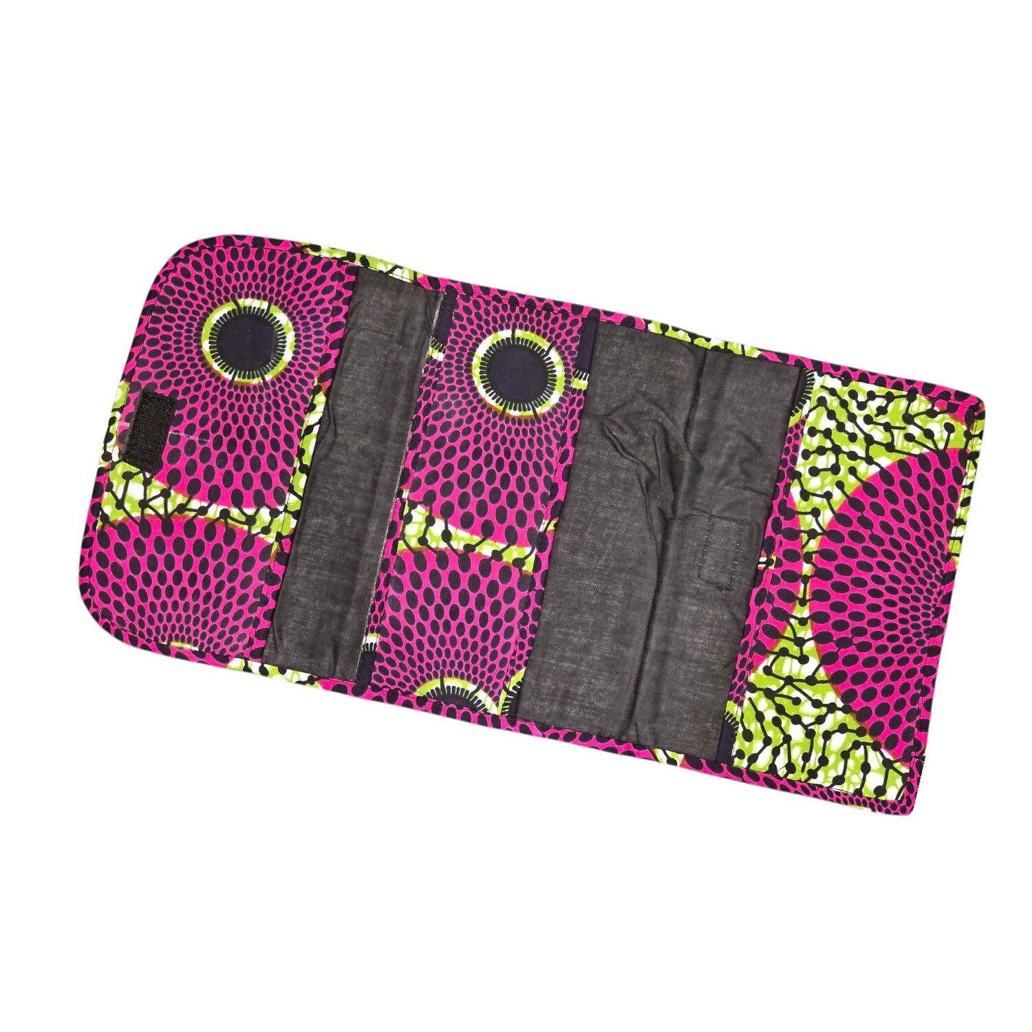 Protège carnet de santé bébé en tissu africain wax