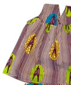 Ensemble bébé fille en tissu africain coton wax